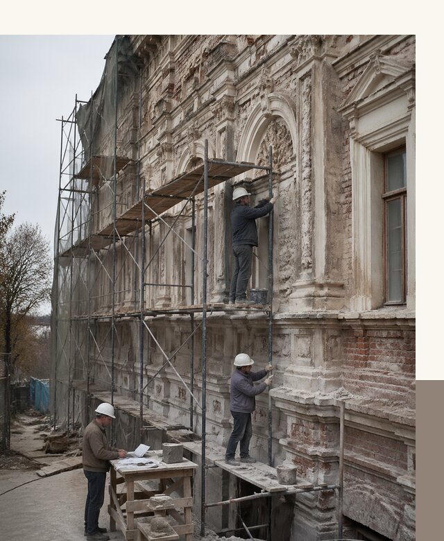 Реставрация объектов культурного наследия под ключ в Узловой